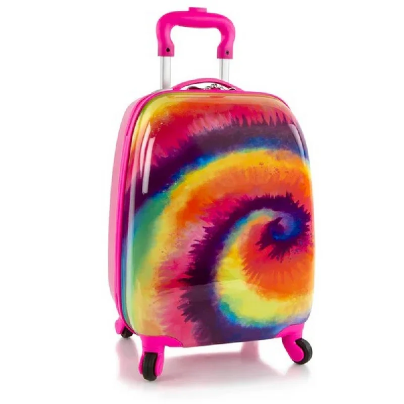 Suitcase for weekend travel-Heys Tie-Dye 18" Hardside Carry-On Spinner Suitcase