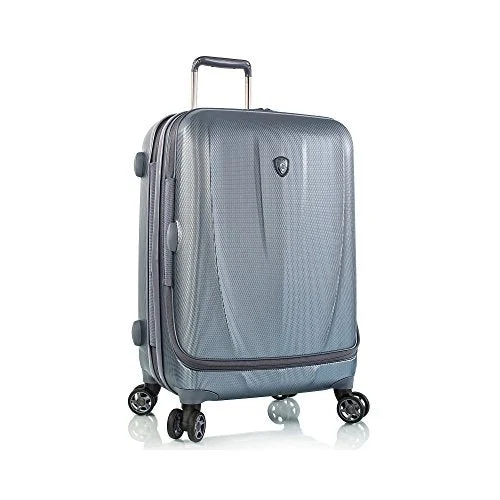 Suitcase with sleek handles-Heys Vantage 26 Inches, Slate Blue