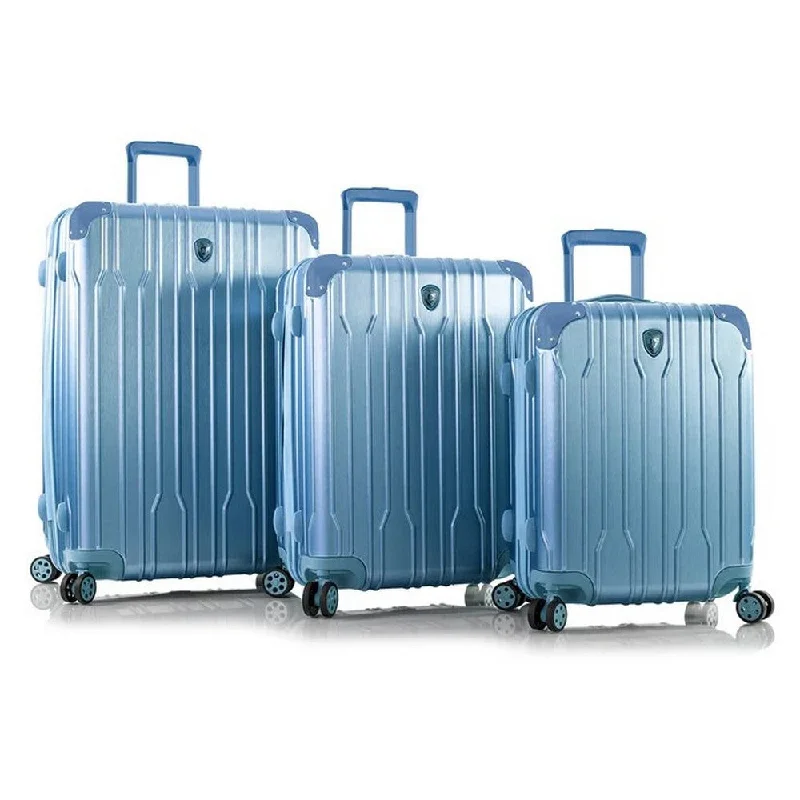 Suitcase with padded lining-Heys Xtrak 3 Piece Hardside Spinner Luggage Set