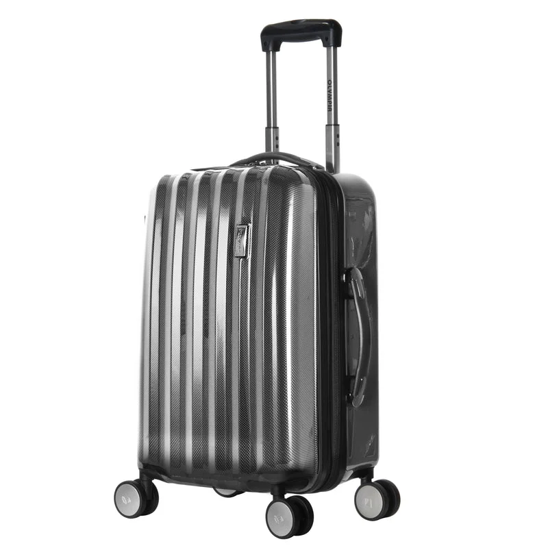 Suitcase for budget travelers-Olympia Titan 21" Hardside Carry On Spinner Suitcase