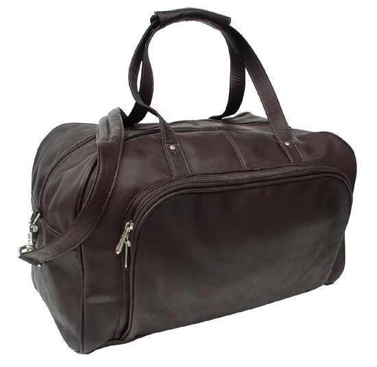 Duffle Bags for parties-Piel Leather Deluxe Carry-on Duffel