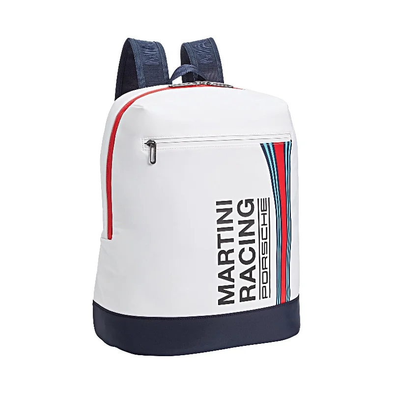 Compact travel backpack-Porsche Backpack - Martini Racing