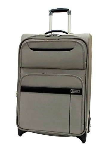 Suitcase for winter getaways-Samboro Executive Lite Lightweight Luggage 29 Inches Exp. Upright Pullman - Taupe Color