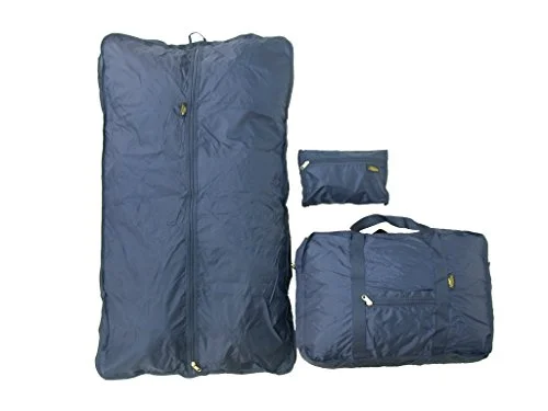 Suitcase with ergonomic straps-Samboro Luggage Navy 3-Pc Travelling Set