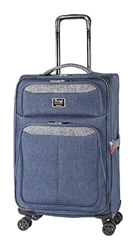 Suitcase with extra strength-Sammy'S Soft Goods Co. Arthur Expandable 24" Suitcase, Black/Navy