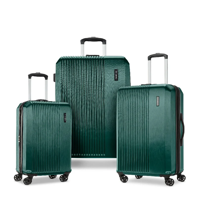 Suitcase with hidden pockets-Samsonite Alliance SE 3Pc Luggage Set