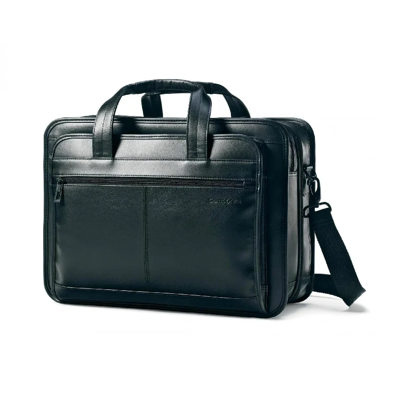 Suitcase for lightweight design-Samsonite Leather Expandable Business Case