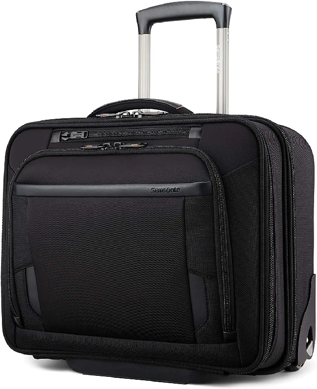 Suitcase for outdoor adventures-Samsonite Pro Upright Mobile Office Black