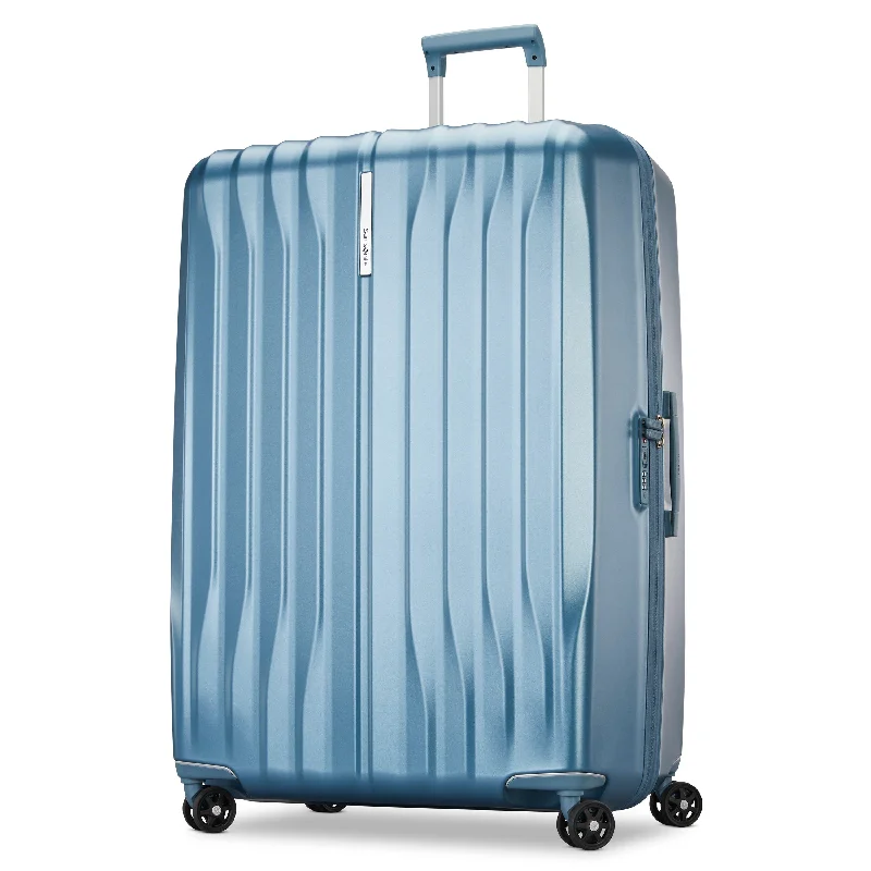 Suitcase with organizer pockets-Samsonite Uplift Hardside Extra Large Checked Spinner Suitcase