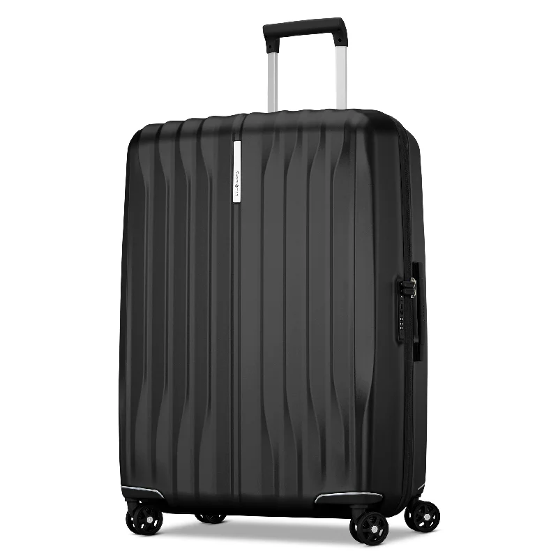 Suitcase with waterproof shell-Samsonite Uplift Hardside Large Checked Spinner Suitcase