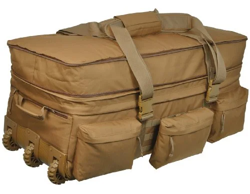 Suitcase for rugged terrain-Sandpiper Of California Rolling Loadout Luggage X-Large Bag (Brown, 15.5X37X17-Inch)