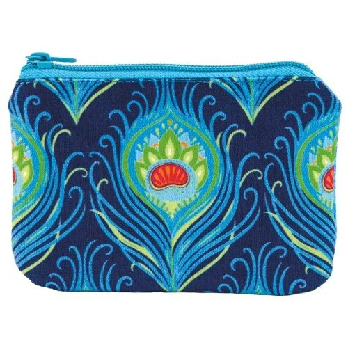 Suitcase with modern patterns-Santa Barbara Design Studio Lily Ashbury Zippered Travel Case, Plume, Blue/Green