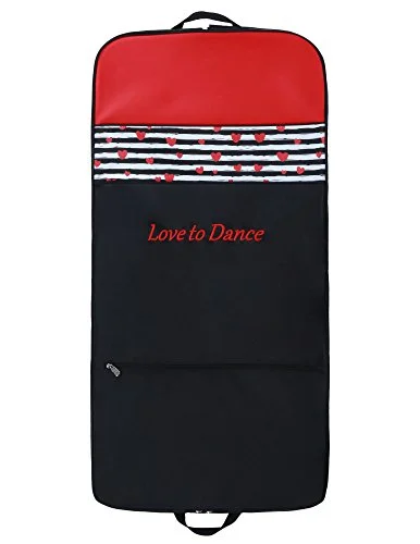 Suitcase for lightweight trips-Sassi Designs Love To Dance Garment Bag