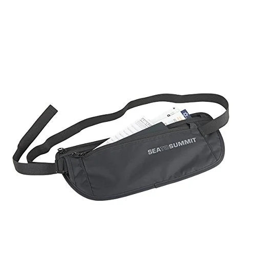 Suitcase for adventure seekers-Sea To Summit Travelling Light Money Belt - Black