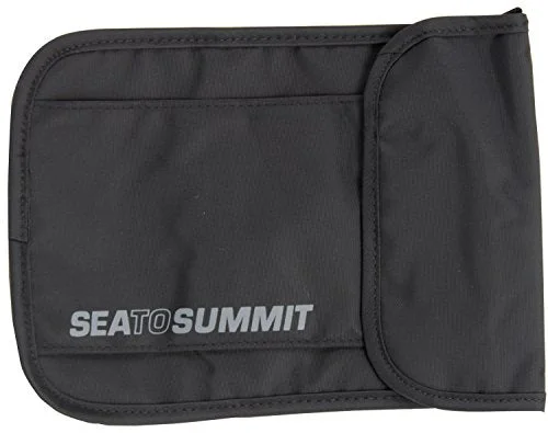 Suitcase for lightweight travel-Sea To Summit Travelling Light Neck Pouch - Black