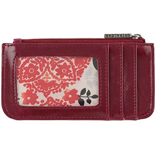 Suitcase for summer getaways-Shiraleah Harper Card Case, Berry