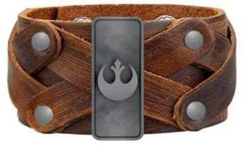 Suitcase for long flights-Star Wars: The Last Jedi Rebel Logo Pu Bracelet