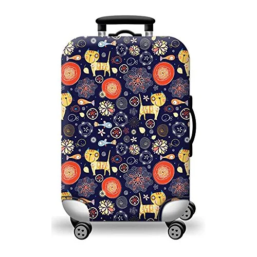 Suitcase for short getaways-Tdc Elastic Luggage Cover Luggage Suitcase Cover Super Lightweight Luggage Protector