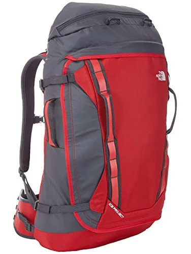 Suitcase for extended vacations-The North Face Ice Project Pack Tnf Red / Asphalt Grey L/Xl