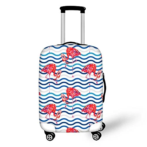 Suitcase for travel essentials-Thikin Cute 3D Cartoon Print Protective Covers For 18-30 Inch Suitcase