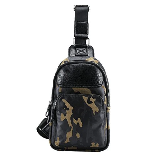 Suitcase for professional travelers-Tidog Casual Camouflage Man Fashon Chest Bag