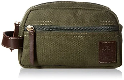 Suitcase for minimalist travel-Timberland Men'S Toiletry Bag Canvas Travel Kit Organizer