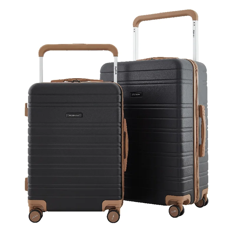 Suitcase for daily use-Travelers Club Navigate 2 Piece Hardside Spinner Luggage Set