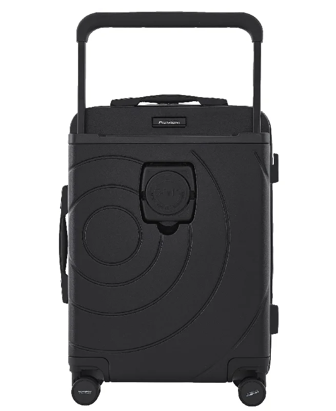 Suitcase with lockable design-Travelers Club Odyssey 20" Carry On Hardside Spinner Suitcase