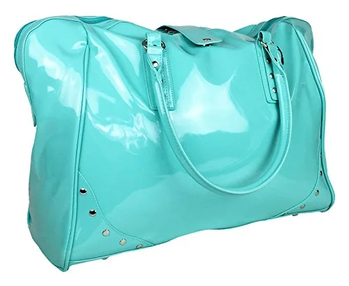 Suitcase with extra padding-Trendy Flyer 19" Large Duffel/Tote Bag Luggage Travel Gym Purse Case Turquoise