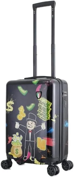 Suitcase for daily travel-TUCCI Italy Money Man Carry on Hardside Suitcase