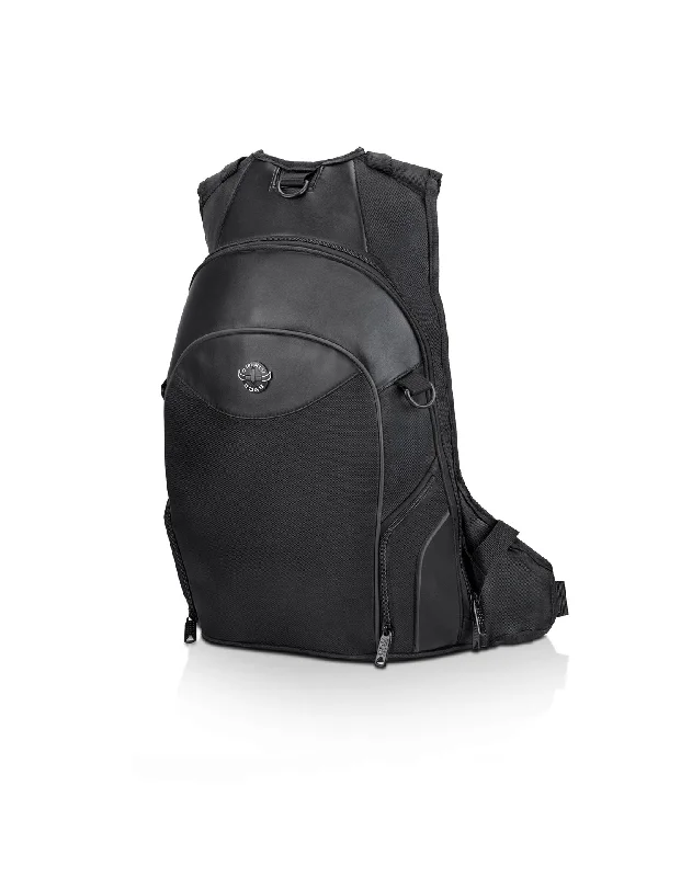 Backpack for long treks-8L - Small Black Backpack For Harley Davidson