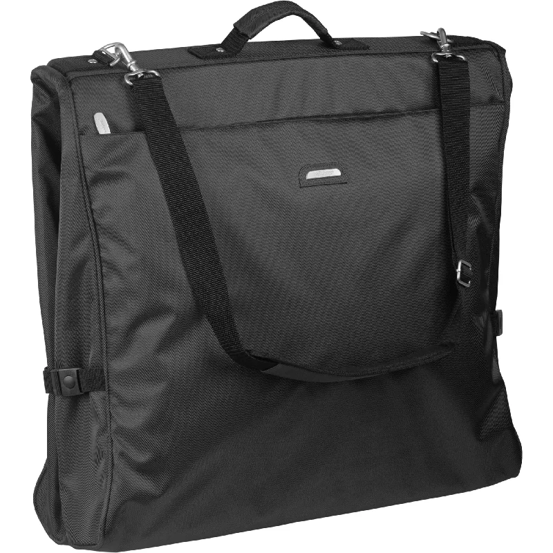 Suitcase with multiple straps-Wally Bags 45-inch Framed Garment Bag with Shoulder Strap and Multiple Pockets