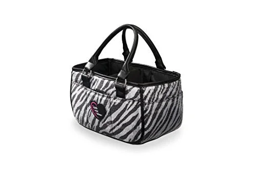 Suitcase for international vacations-Zebra Sequin Ice Skating Bag Tennis Gym And Ballet Girls Athletic Bag