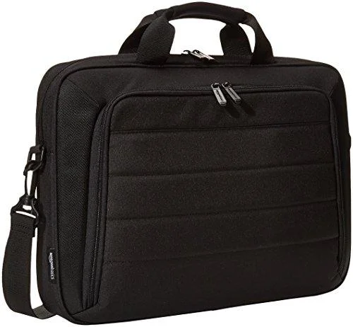 Suitcase for travel organizers-Amazonbasics 17.3" Laptop And Tablet Case, Black