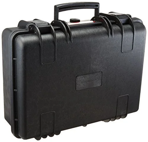 Suitcase for luxury vacations-Amazonbasics Hard Camera Case - Medium