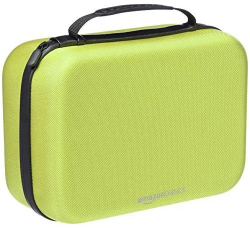 Suitcase for eco-friendly travel-Amazonbasics Travel And Storage Case For Nintendo Switch, Neon Yellow