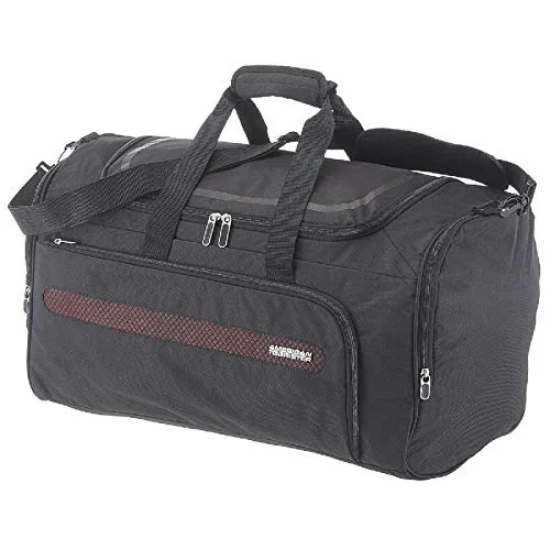 Duffle Bags for handmade-American Tourister Airbeat - Duffle Bag 55/22 Travel Duffle, 55 cm, 51.5 liters, Black (Universe Black)