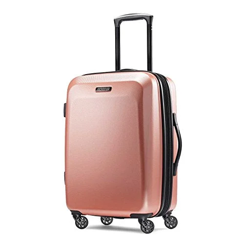 Suitcase for group trips-American Tourister Moonlight Spinner 21, Rose Gold