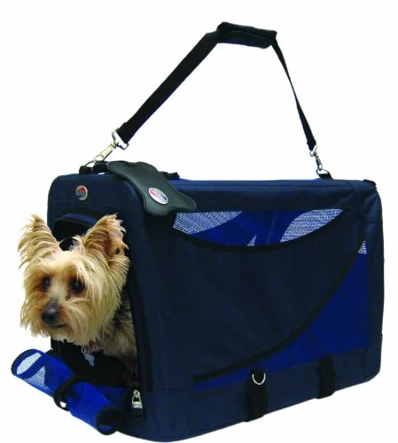 Suitcase for heavy-duty travel-American Tourister Stow N Go Crate For Pets, Small