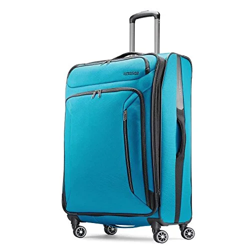 Suitcase for cruise vacations-American Tourister Zoom 28 Spinner, Teal Blue