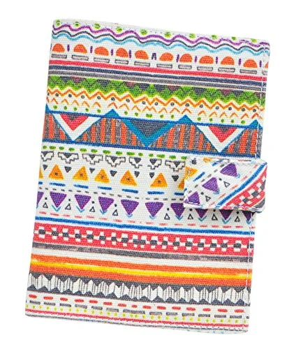 Suitcase for urban commuting-Aztec Patterns 23 Aztec Patterns Canvas Passport Holder Protect Cover Case