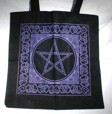 Suitcase for urban explorers-Azuregreen Rbup Bag Celtic Upright Pentacle