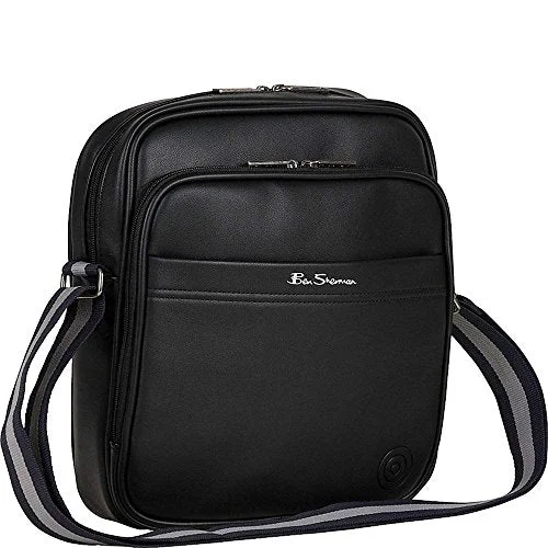 Crossbody for quick getaways-Ben Sherman Luggage Bowen Road Single Compartment Top Zip Casual Crossbody  Black One Size