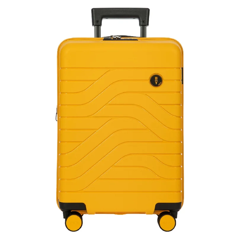 Suitcase for road trips-Bric's B/Y Ulisse 21" Expandable Spinner Mango