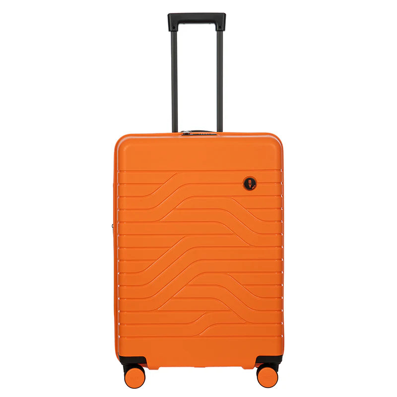 Suitcase for weekend getaways-Bric's B/Y Ulisse 28" Expandable Spinner Orange