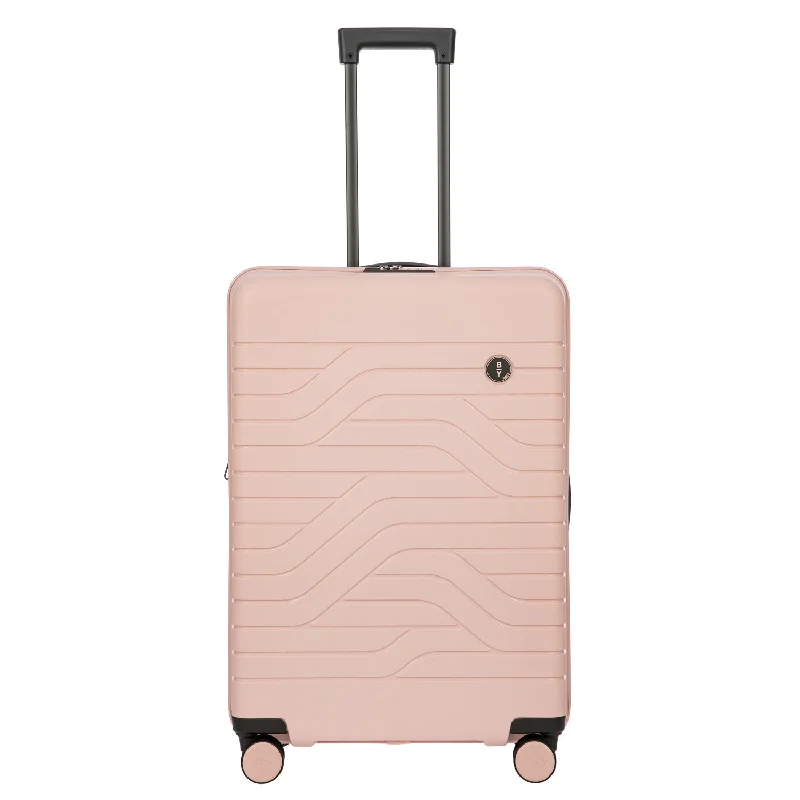 Suitcase with wheels-Bric's B/Y Ulisse 28" Expandable Spinner Pearl Pink