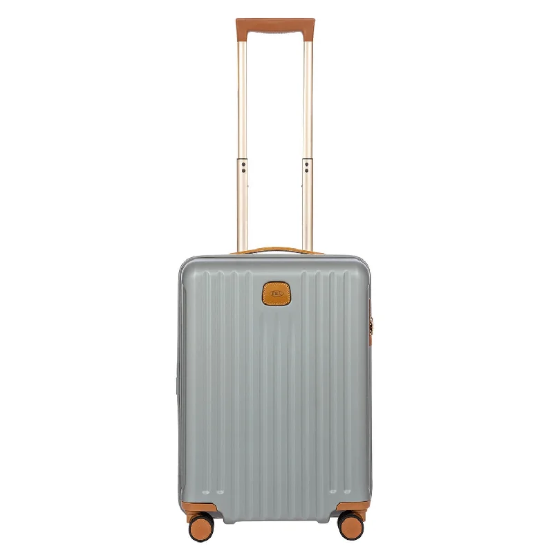 Suitcase for cold climates-Bric's Capri 21" Spinner - Silver