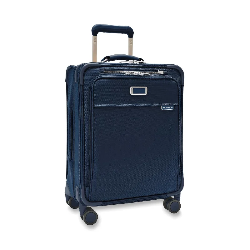 Suitcase for kids’ trips-Briggs & Riley Baseline BLU121CXSPW Global Carry-on Spinner