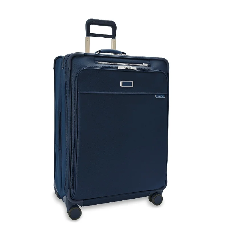 Suitcase for rugged trips-Briggs & Riley Baseline BLU129CXSP Large Expandable Spinner