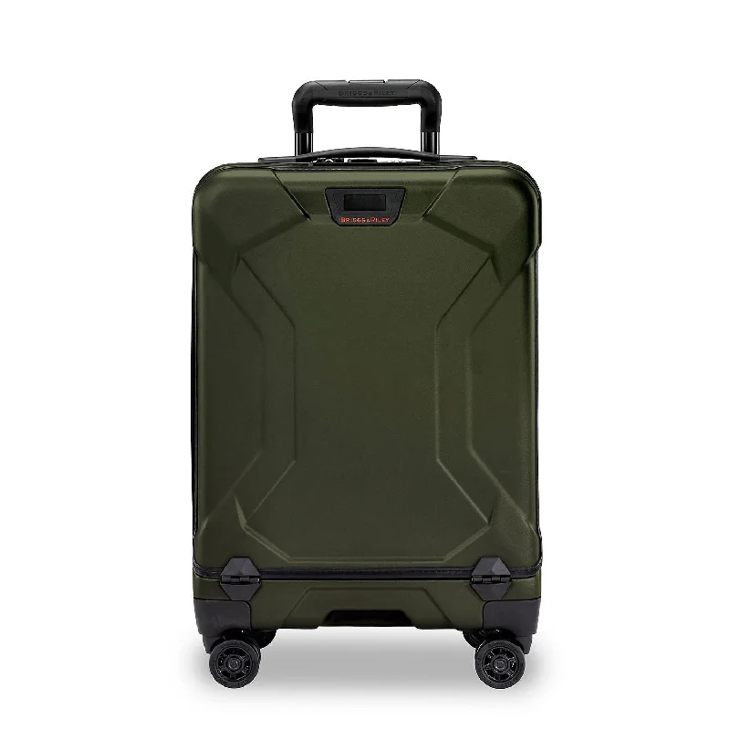 Suitcase for minimalist travelers-Briggs & Riley Torq QU222SP-23 Domestic Carry-on Spinner Hunter